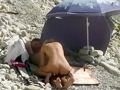 All kinds of lovely asses on beach