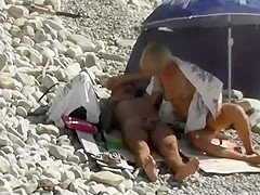 All kinds of lovely asses on beach