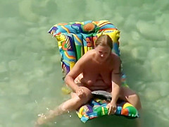 Attention whore milf on the beach