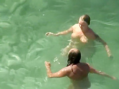 Attention whore milf on the beach