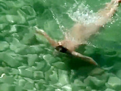 Attention whore milf on the beach