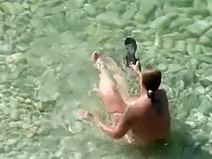 Attention whore milf on the beach