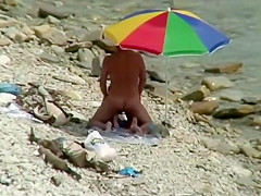 Cuddling between going swimming