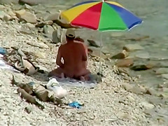 Cuddling between going swimming