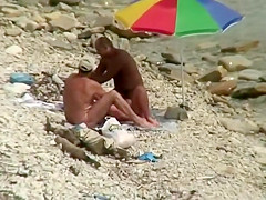 Cuddling between going swimming