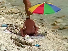 Cuddling between going swimming