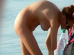 Trimmed and shaved small breast nudists