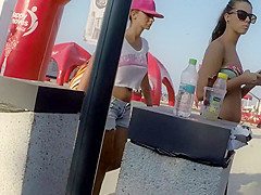 Privilege to follow a heart shaped ass