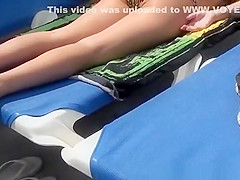 Fine ass tanning