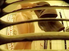 Nice milf showers in the cabin