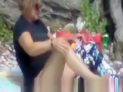 Mature nude beach changing