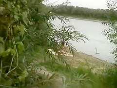 Posing for husband and for voyeur