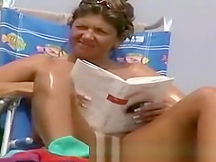 Closeup Beach Pussies