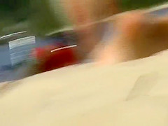 Nudist woman spied in the nudist beach