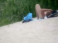 Sexy women on a nudist beach
