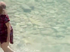 Dressed mature lady sucks her husband