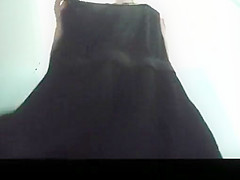 Brunette spied in pool cabin