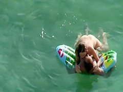 Mermaid caught a lucky fella