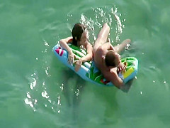 Mermaid caught a lucky fella