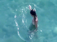 Mermaid caught a lucky fella