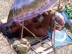 Handjob Given By Mature Wife On Public Beach