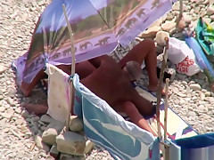 Handjob Given By Mature Wife On Public Beach