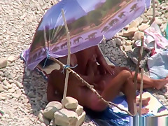 Handjob Given By Mature Wife On Public Beach