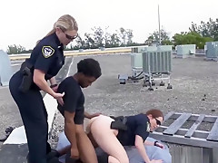 Hot Female Cops Catch A Peeping Tom With Their Asses