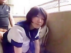 Adorable Oriental Schoolgirl Gets Banged Deep And Screams W