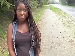 Real Slut Black Girl In The Street By Oopscams