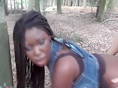 Real Slut Black Girl In The Street By Oopscams