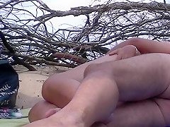 Mature beach fuck