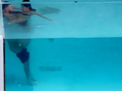 Fucking in the hotel pool