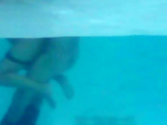 Fucking in the hotel pool