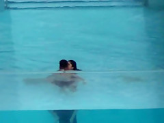 Fucking in the hotel pool