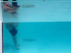 Fucking in the hotel pool
