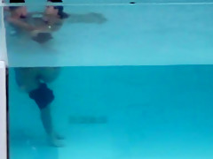 Fucking in the hotel pool
