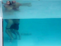 Fucking in the hotel pool