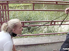 Hot German Blonde Gets Fucked In Public - PublicDisgrace