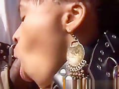 African Torture And Blow Job Threesome