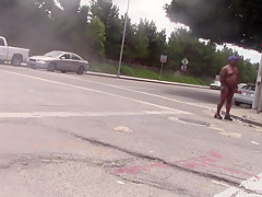 nude on the street