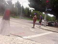nude on the street