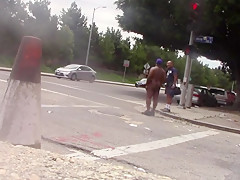 nude on the street