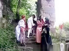A Bunch Of Vintage Hotties Go Naughty In Wild Orgy Outdoors