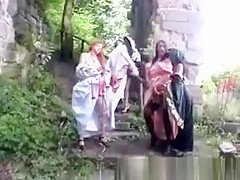 A Bunch Of Vintage Hotties Go Naughty In Wild Orgy Outdoors