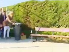 Blonde Latina Sucking Dick And Doggystyled In Public