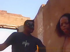 Brunette Hottie Blowing Monster Cock