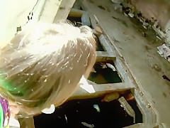 Girl Gets Doggied On The Rooftop
