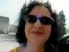 Nasty Brunette Milf Whore Blows Cock