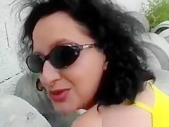 Nasty Brunette Milf Whore Blows Cock